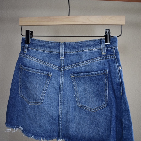 High Rise Denim Skirt - Picture 2 of 2
